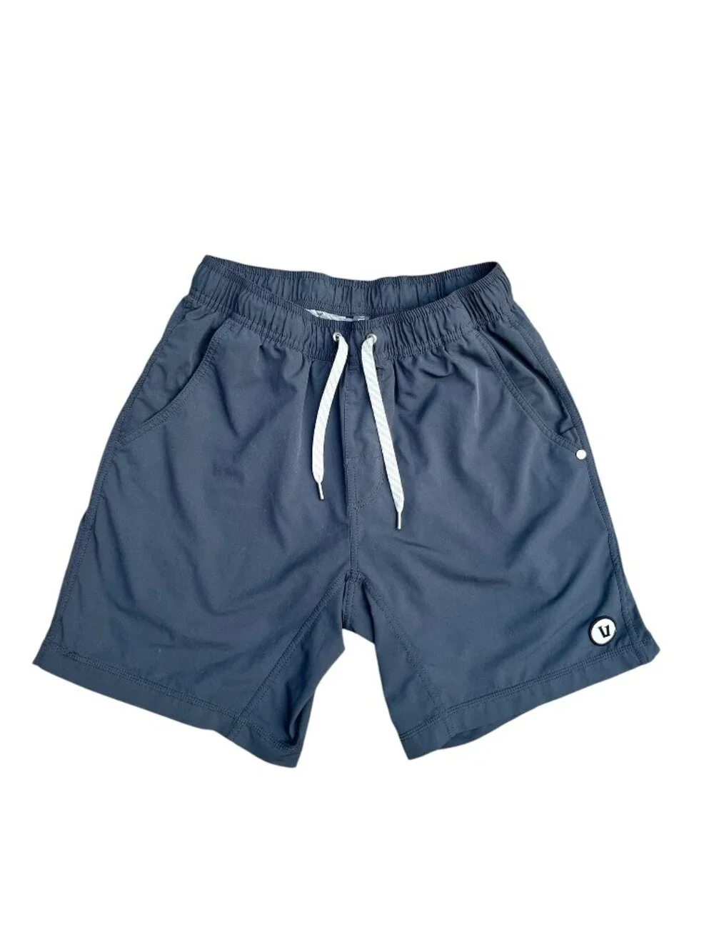 Vuori Kore Shorts Men's Small Charcoal Grey Lined Athletic 7